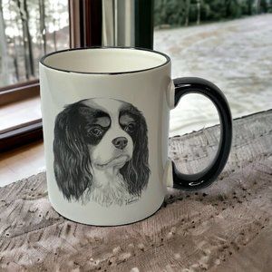 Cavalier King Charles Spaniel Mug Rosalinde Porcelain Ohio USA Dog Pet Lover